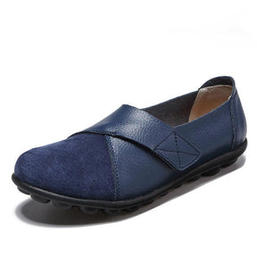 Sapatilha Ortopédica Feminina Loafer Couro - Frete Grátis Loja Rinove