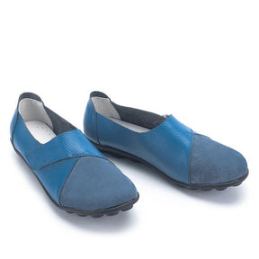 Sapatilha Ortopédica Feminina Loafer Couro - Frete Grátis Loja Rinove